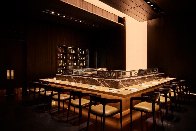 An intimate Japanese sushi and sake spot serving omakase, sushi to-go, and late-night izakaya.